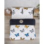 ETE HOMETEX ÇİFT KİŞİLİK LÜX WELSOFT YORGAN 195X215CM KELEBEK ANTRASİT 8696474231941